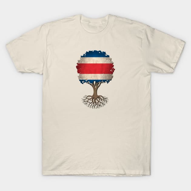 Tree of Life with Costa Rican Flag T-Shirt by jeffbartels